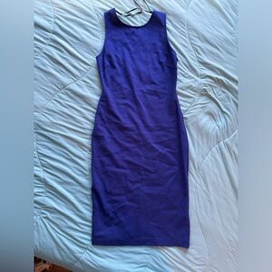 Lulus blue backless dress